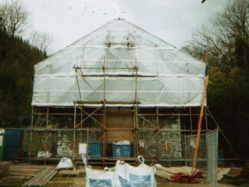 Temporary Roof Scaffold